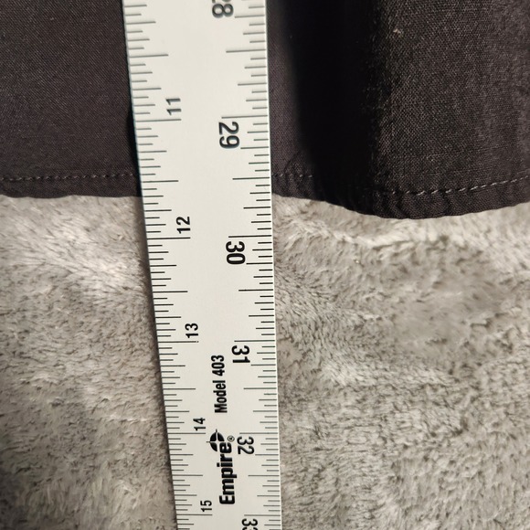 American Eagle Oversized Button Down Shirt Men's XS Black Fish Embroidery NEW - Picture 11 of 13